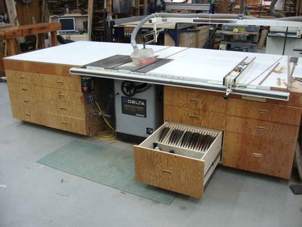 amazing table saw outfeed tables - table saw central