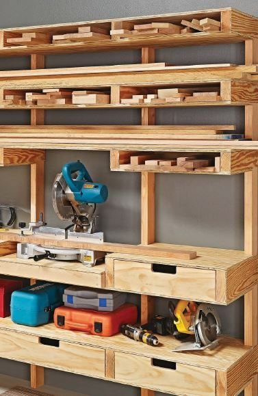 Awesome Timber Storage Solutions - Table Saw Central