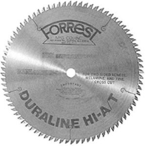Forrest DH10807100 10-Inch 80 Tooth HI-A/T Thin Kerf Melamine and Plywood Cutting Saw Blade